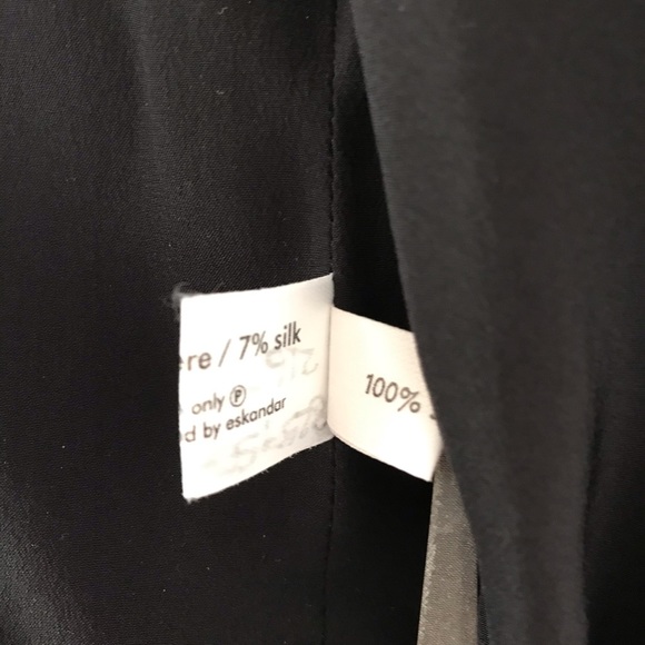 Eskandar cashmere&silk jacket wool&cashmere.skirt - Picture 6 of 11